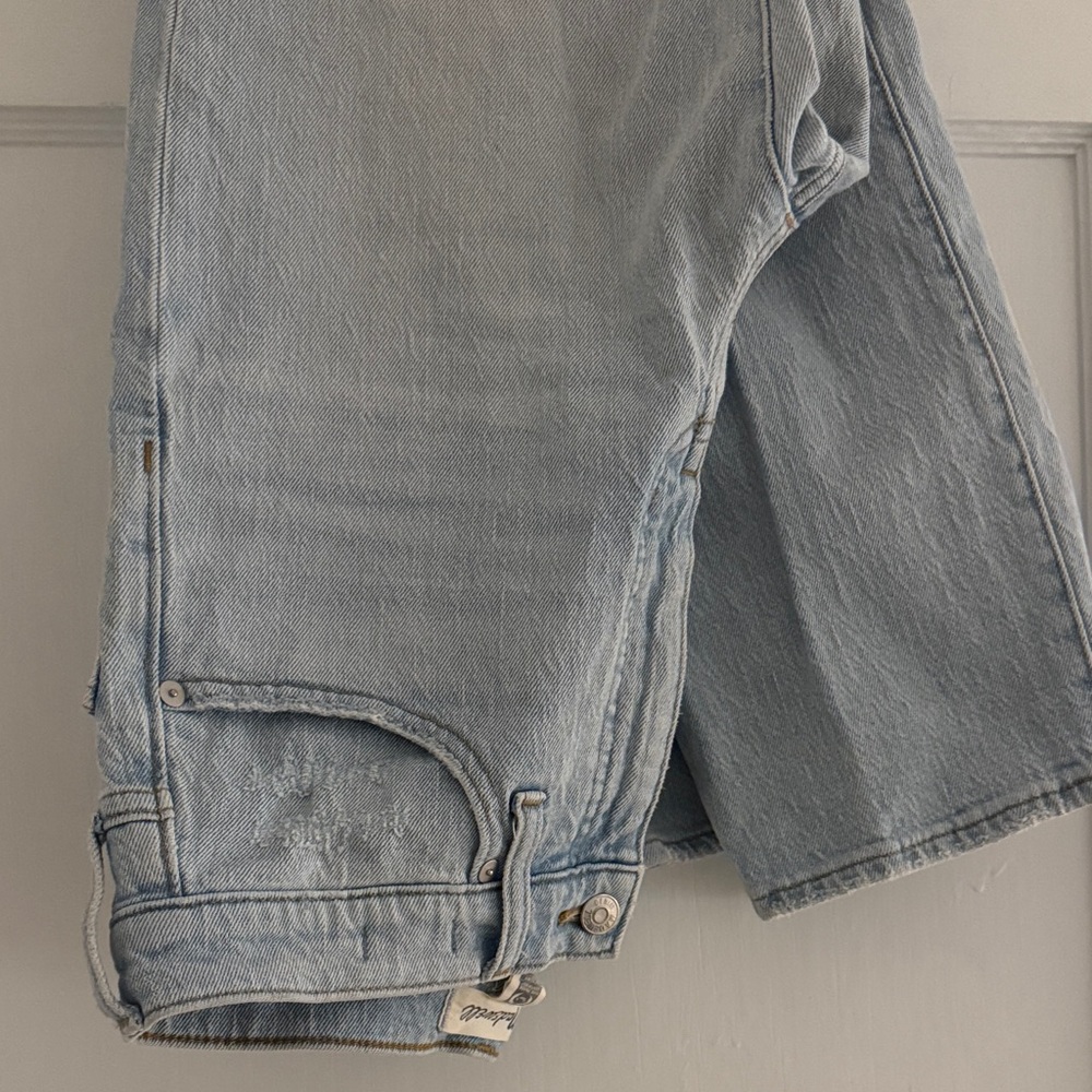 Madewell Vintage Straight Light Wash Jeans